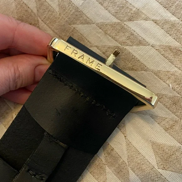 Frame Denim Rectangle Belt, NWOT, medium display picture 3